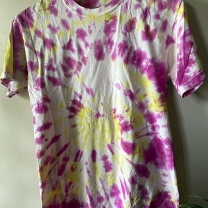 Ladies small Hanes comfort soft tie dye t shirt